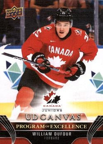 #C264 William Dufour - Canada - 2023-24 Upper Deck - UD Canvas Hockey