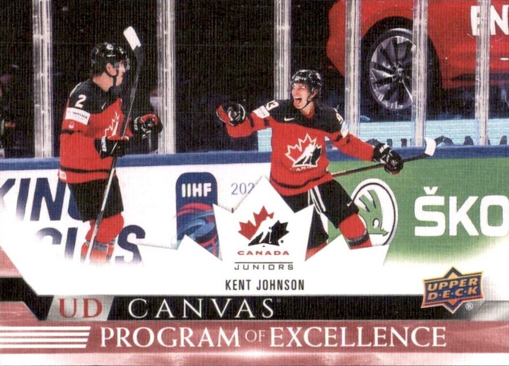 #C269 Kent Johnson - Canada - 2022-23 Upper Deck - UD Canvas Hockey