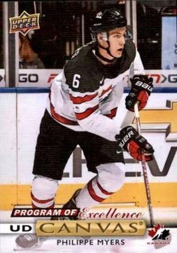 #C269 Philippe Myers - Canada - 2019-20 Upper Deck - UD Canvas Hockey
