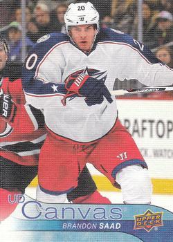 #C26 Brandon Saad - Columbus Blue Jackets - 2016-17 Upper Deck - UD Canvas Hockey