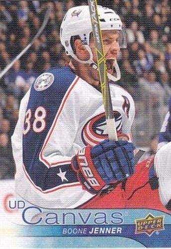 #C28 Boone Jenner - Columbus Blue Jackets - 2016-17 Upper Deck - UD Canvas Hockey