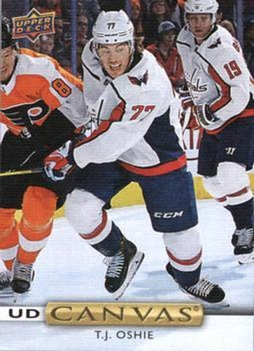 #C28 T.J. Oshie - Washington Capitals - 2019-20 Upper Deck - UD Canvas Hockey