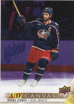 #C291 Boone Jenner - Columbus Blue Jackets - 2022-23 Upper Deck - UD Canvas Hockey