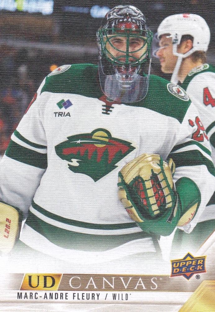 #C309 Marc-Andre Fleury - Minnesota Wild - 2022-23 Upper Deck - UD Canvas Hockey