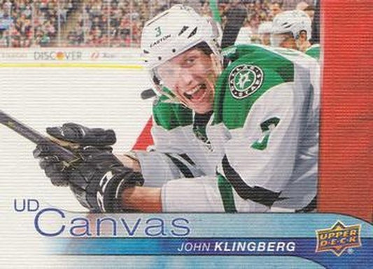 #C30 John Klingberg - Dallas Stars - 2016-17 Upper Deck - UD Canvas Hockey