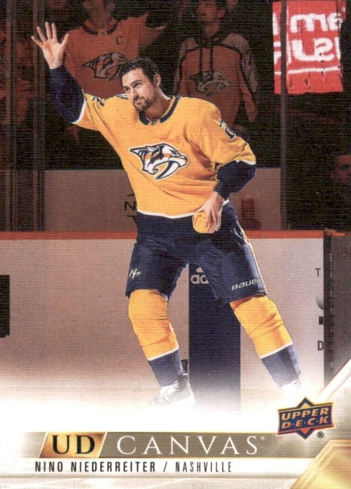 #C312 Nino Niederreiter - Nashville Predators - 2022-23 Upper Deck - UD Canvas Hockey