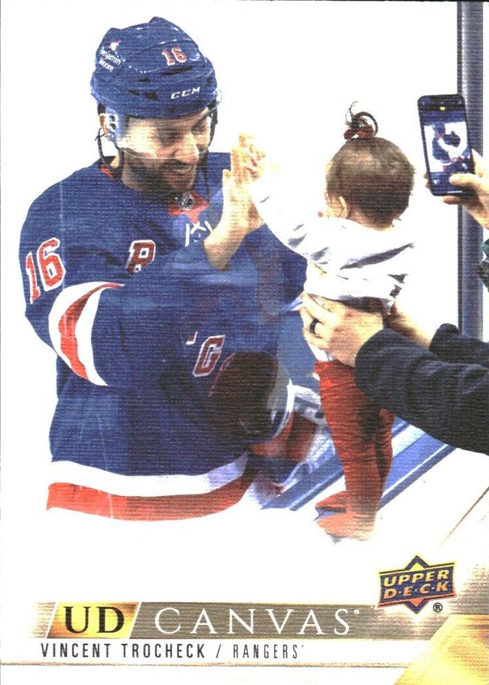 #C319 Vincent Trocheck - New York Rangers - 2022-23 Upper Deck - UD Canvas Hockey