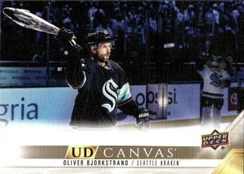 #C334 Oliver Bjorkstrand - Seattle Kraken - 2022-23 Upper Deck - UD Canvas Hockey