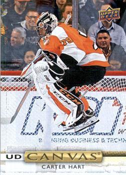 #C33 Carter Hart - Philadelphia Flyers - 2019-20 Upper Deck - UD Canvas Hockey