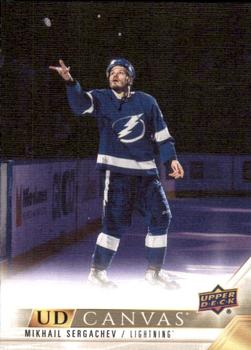 #C341 Mikhail Sergachev - Tampa Bay Lightning - 2022-23 Upper Deck - UD Canvas Hockey