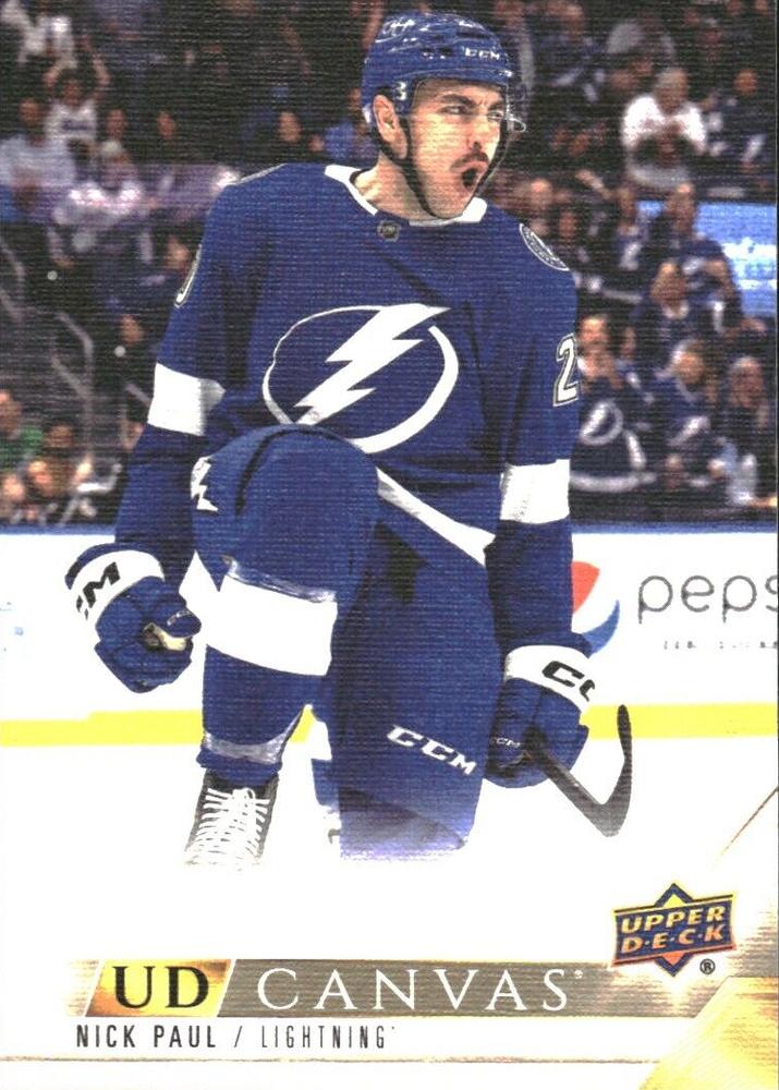 #C342 Nick Paul - Tampa Bay Lightning - 2022-23 Upper Deck - UD Canvas Hockey