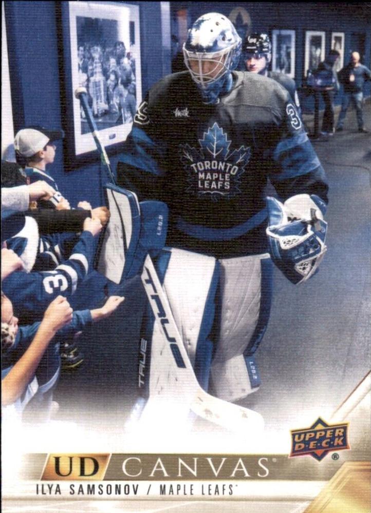 #C344 Ilya Samsonov - Toronto Maple Leafs - 2022-23 Upper Deck - UD Canvas Hockey