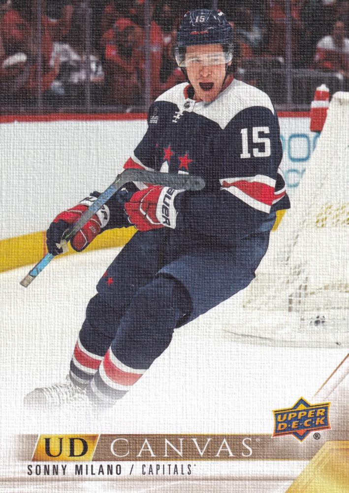 #C355 Sonny Milano - Washington Capitals - 2022-23 Upper Deck - UD Canvas Hockey