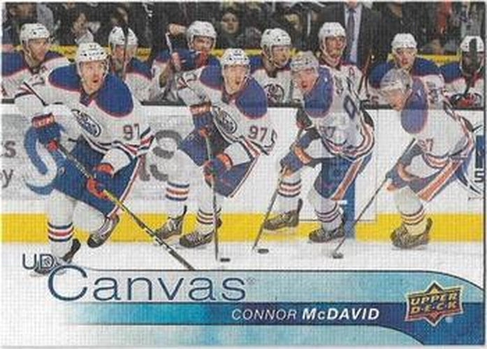 #C35 Connor McDavid - Edmonton Oilers - 2016-17 Upper Deck - UD Canvas Hockey