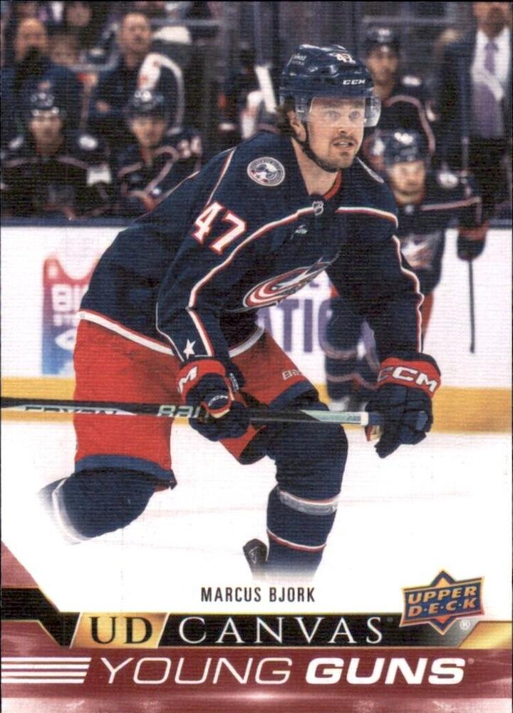 #C363 Marcus Bjork - Columbus Blue Jackets - 2022-23 Upper Deck - UD Canvas Hockey