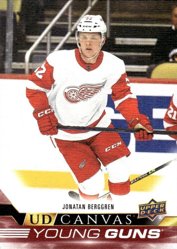 #C365 Jonatan Berggren - Detroit Red Wings - 2022-23 Upper Deck - UD Canvas Hockey