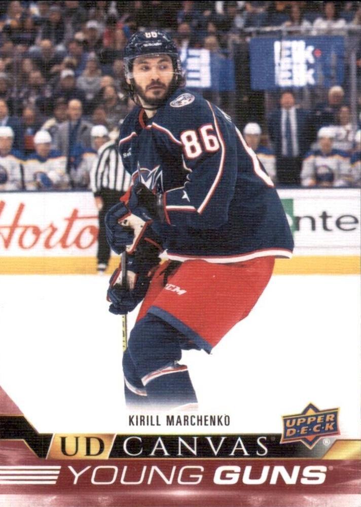 #C378 Kirill Marchenko - Columbus Blue Jackets - 2022-23 Upper Deck - UD Canvas Hockey