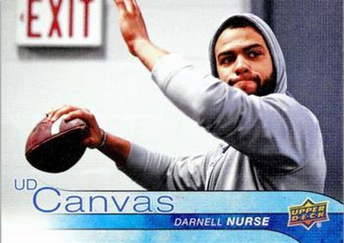 #C37 Darnell Nurse - Edmonton Oilers - 2016-17 Upper Deck - UD Canvas Hockey