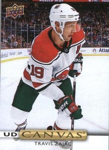 #C37 Travis Zajac - New Jersey Devils - 2019-20 Upper Deck - UD Canvas Hockey