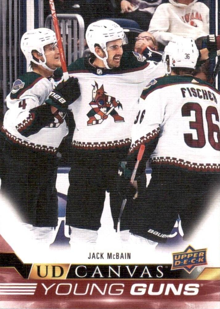 #C381 Jack McBain - Arizona Coyotes - 2022-23 Upper Deck - UD Canvas Hockey