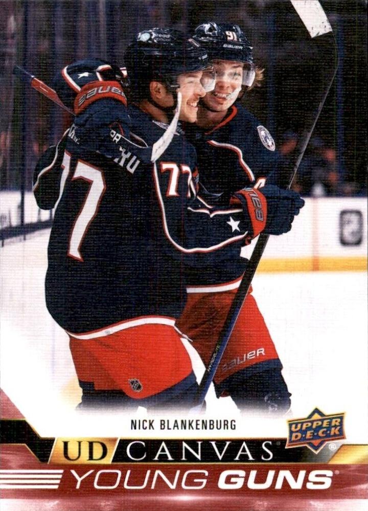 #C386 Nick Blankenburg - Columbus Blue Jackets - 2022-23 Upper Deck - UD Canvas Hockey