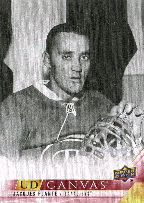 #C398 Jacques Plante - Montreal Canadiens - 2022-23 Upper Deck - UD Canvas Hockey