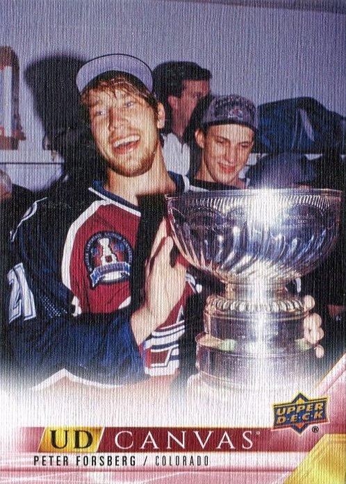 #C404 Peter Forsberg - Colorado Avalanche - 2022-23 Upper Deck - UD Canvas Hockey