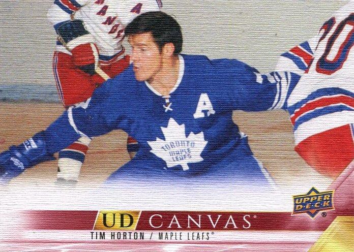 #C405 Tim Horton - Toronto Maple Leafs - 2022-23 Upper Deck - UD Canvas Hockey