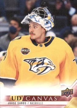 #C415 Juuse Saros - Nashville Predators - 2022-23 Upper Deck - UD Canvas Hockey