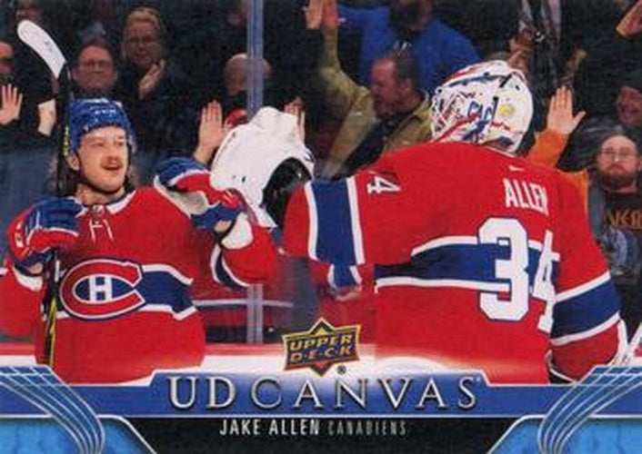 #C42 Jake Allen - Montreal Canadiens - 2023-24 Upper Deck - UD Canvas Hockey