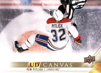 #C43 Rem Pitlick - Montreal Canadiens - 2022-23 Upper Deck - UD Canvas Hockey
