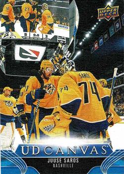 #C45 Juuse Saros - Nashville Predators - 2023-24 Upper Deck - UD Canvas Hockey