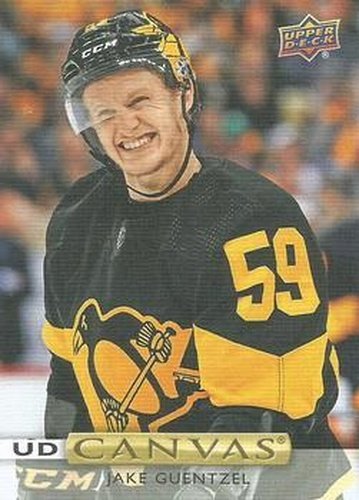 #C45 Jake Guentzel - Pittsburgh Penguins - 2019-20 Upper Deck - UD Canvas Hockey
