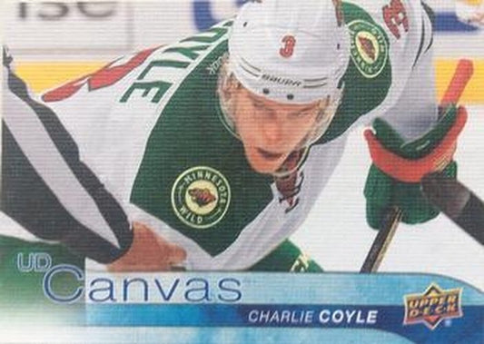 #C46 Charlie Coyle - Minnesota Wild - 2016-17 Upper Deck - UD Canvas Hockey
