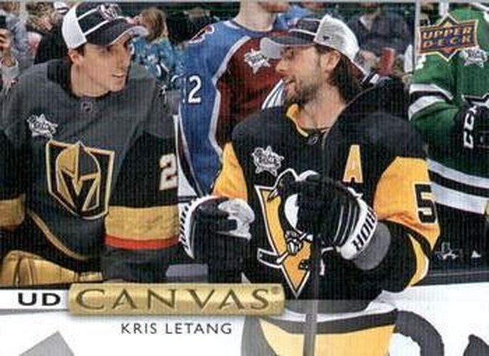 #C46 Kris Letang - Pittsburgh Penguins - 2019-20 Upper Deck - UD Canvas Hockey