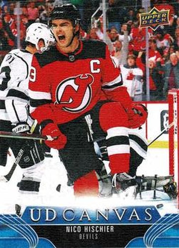#C47 Nico Hischier - New Jersey Devils - 2023-24 Upper Deck - UD Canvas Hockey