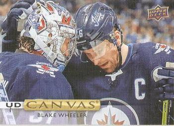 #C47 Blake Wheeler - Winnipeg Jets - 2019-20 Upper Deck - UD Canvas Hockey