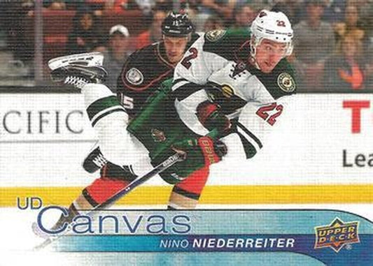 #C47 Nino Niederreiter - Minnesota Wild - 2016-17 Upper Deck - UD Canvas Hockey