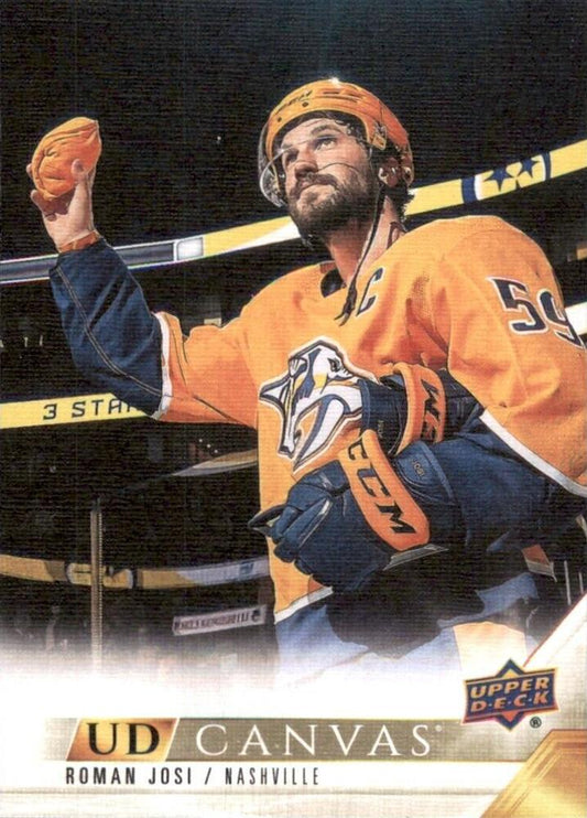 #C48 Roman Josi - Nashville Predators - 2022-23 Upper Deck - UD Canvas Hockey