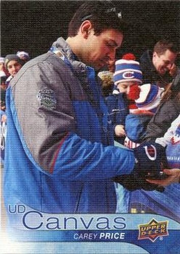 #C49 Carey Price - Montreal Canadiens - 2016-17 Upper Deck - UD Canvas Hockey