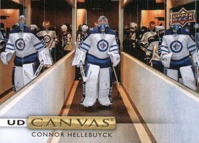 #C49 Connor Hellebuyck - Winnipeg Jets - 2019-20 Upper Deck - UD Canvas Hockey