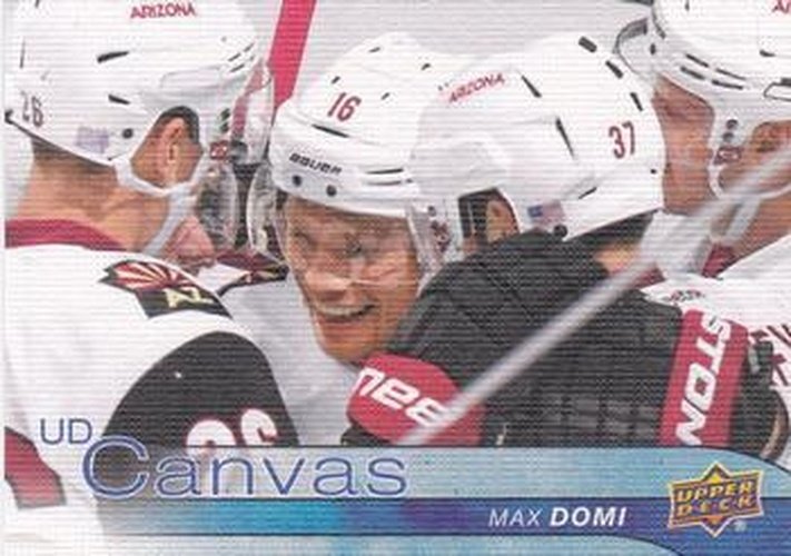 #C4 Max Domi - Arizona Coyotes - 2016-17 Upper Deck - UD Canvas Hockey
