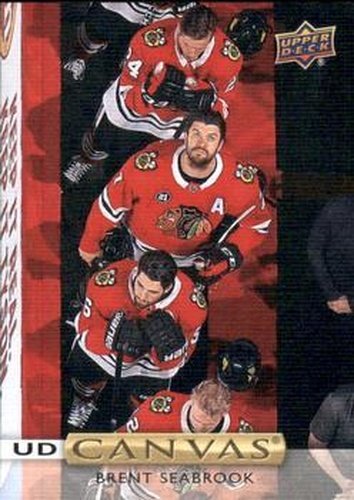 #C51 Brent Seabrook - Chicago Blackhawks - 2019-20 Upper Deck - UD Canvas Hockey