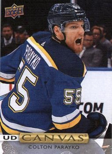 #C54 Colton Parayko - St. Louis Blues - 2019-20 Upper Deck - UD Canvas Hockey