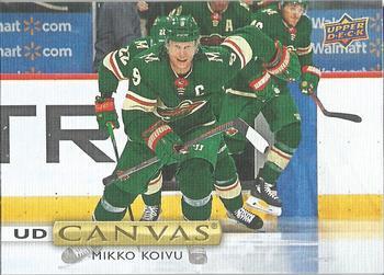 #C57 Mikko Koivu - Minnesota Wild - 2019-20 Upper Deck - UD Canvas Hockey