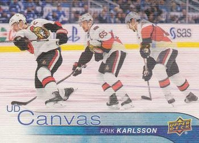 #C58 Erik Karlsson - Ottawa Senators - 2016-17 Upper Deck - UD Canvas Hockey