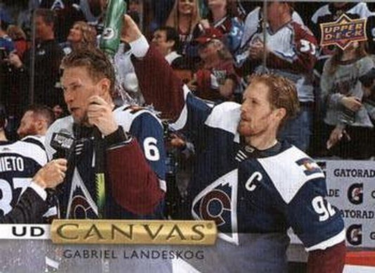 #C59 Gabriel Landeskog - Colorado Avalanche - 2019-20 Upper Deck - UD Canvas Hockey