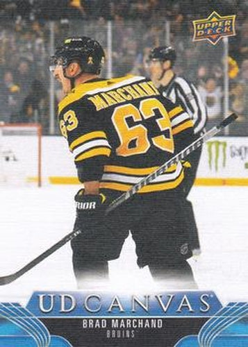 #C6 Brad Marchand - Boston Bruins - 2023-24 Upper Deck - UD Canvas Hockey