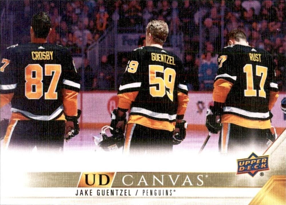 #C60 Jake Guentzel - Pittsburgh Penguins - 2022-23 Upper Deck - UD Canvas Hockey