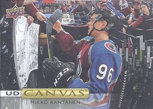 #C60 Mikko Rantanen - Colorado Avalanche - 2019-20 Upper Deck - UD Canvas Hockey